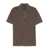 Fay FAY JERSEY FROSTED EMBROIDERY POLO Brown