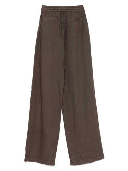 Pantaloni Fay EASY PANTS WITH DRAWSTRING Brown Femei (BM 17601000) 2