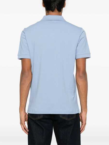 Tricouri Polo Fay PIQUET POLO Light Blue Barbati (BM 17601021) 3