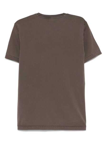 Tricouri Fay FAY JERSEY FROSTED T-SHIRT Brown Barbati (BM 17601048) 2