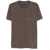 Fay FAY JERSEY FROSTED T-SHIRT Brown