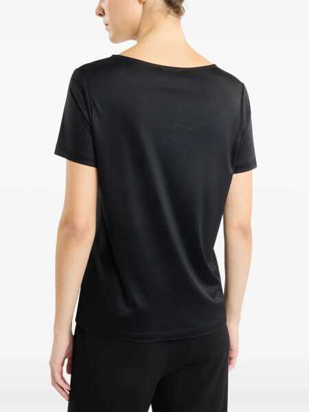 Tricouri Fay SHORT SLEEVE SHIRT Black   Femei (BM 17601060) 4