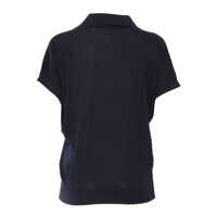 Imbracaminte Phi Fdl Dama - Tricouri Polo Phi Fdl POLO SWEATER SS Blue Femei (BM 17601081) - B-mall.ro