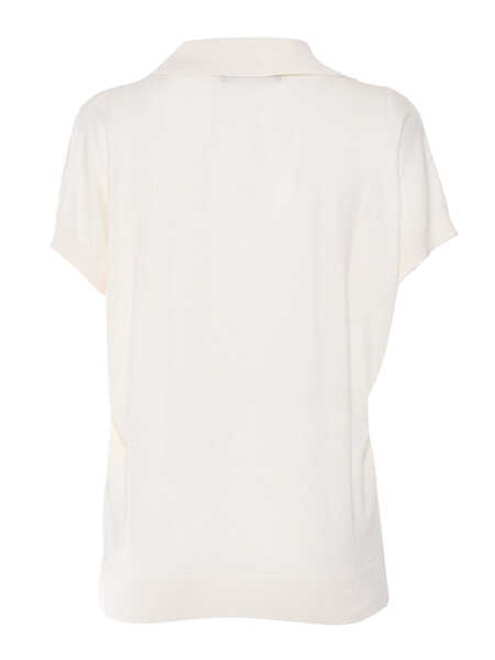 Tricouri Polo Phi Fdl POLO SWEATER SS White Femei (BM 17601108) 2