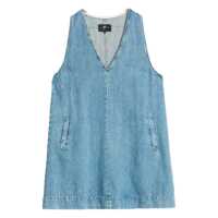 Rochii casual 7 FOR ALL MANKIND DRESS 7U031U03 LIGHT BLUE Femei