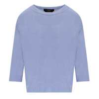 Pulovere casual MAX MARA WEEKEND SELZ LIGHT BLUE PULLOVER Femei