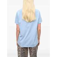 Tricouri Ganni Dama - Tricouri Ganni Cotton Jersey T-Shirt BABY BLUE Femei (BM 17601475) - B-mall.ro