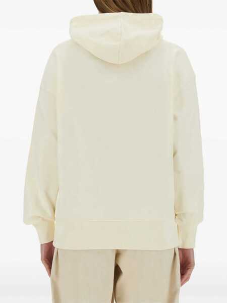 Bluze de trening MSGM Sweatshirt With Brushed Logo IVORY Femei (BM 17601487) 2