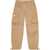 Ganni Cotton Twill Cargo Pants BEIGE