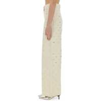 Blugi skinny Self-Portrait Dama - Blugi skinny Self-Portrait Jeans Bow BEIGE Femei (BM 17601532) - B-mall.ro