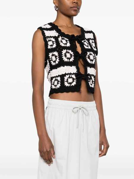 Veste casual Ganni Crochet Knit Vest MULTICOLOUR Femei (BM 17601547) 3