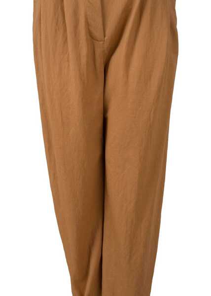 Pantaloni casual Patrizia Pepe ZJ2172/A3KN Brzowy Barbati (BM 17601589) 4