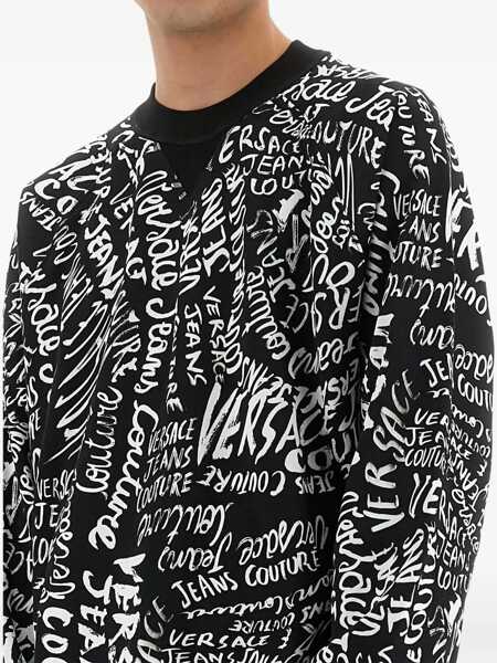 Bluze de trening Versace Jeans Couture Sweatshirt With Logomania Print BLACK Barbati (BM 17601619) 2