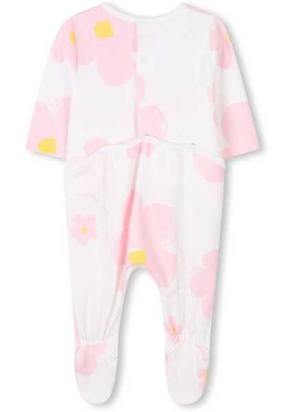 Costume Marc Jacobs Pajama Set With Bib And Hat IVORY Baieti (BM 17601631) 2