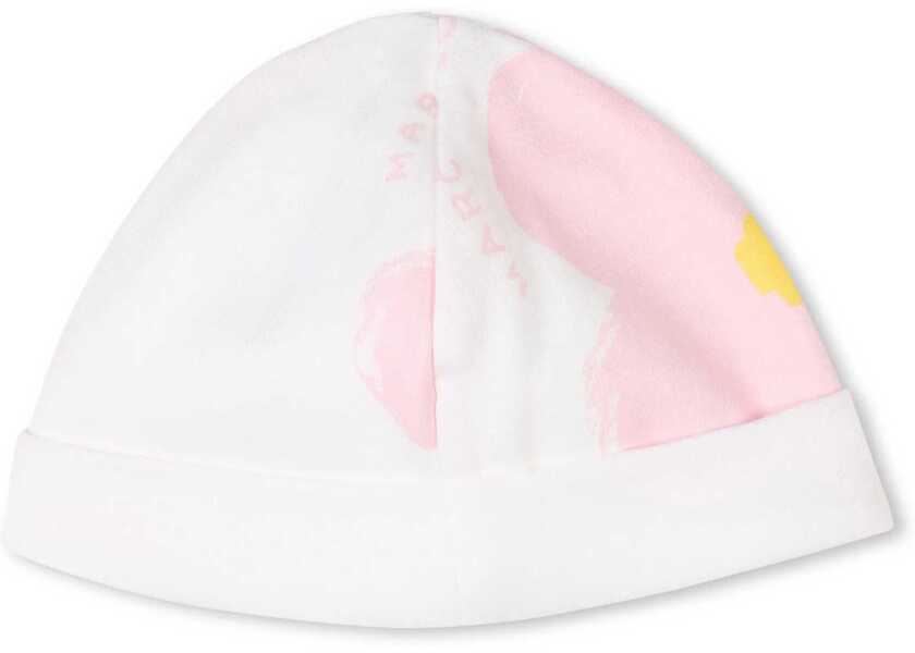 Costume Marc Jacobs Pajama Set With Bib And Hat IVORY Baieti (BM 17601631) 4