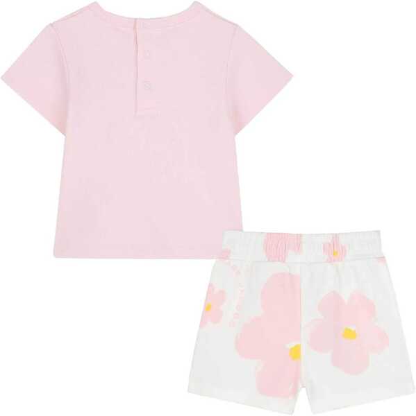 Tricouri Marc Jacobs T-Shirt With Shorts Set PINK Baieti (BM 17601649) 2