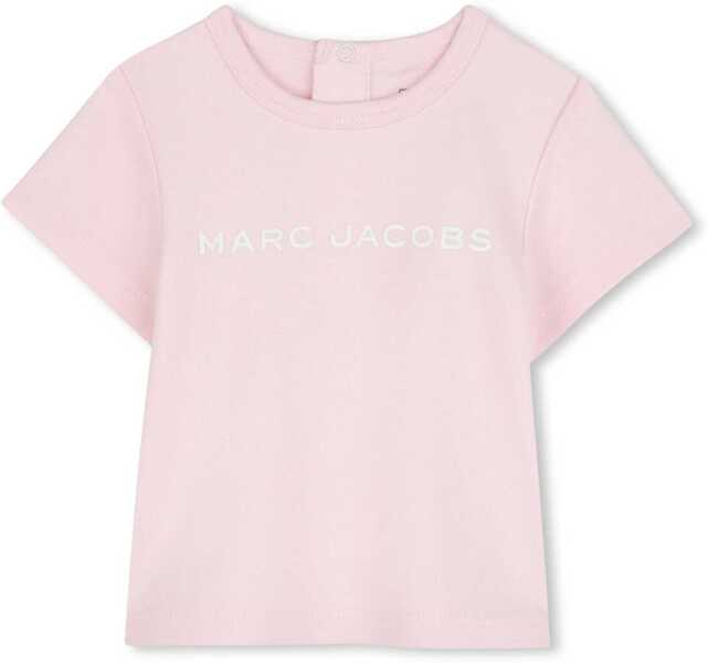 Tricouri Marc Jacobs T-Shirt With Shorts Set PINK Baieti (BM 17601649) 3