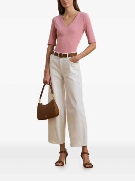 Tricouri Ralph Lauren LAUREN RALPH LAUREN T-SHIRT 200815843004 ROSE MAUVE Rose Mauve Femei (BM 17601747) 2