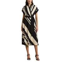 Rochii casual Ralph Lauren Dama - Rochii casual Ralph Lauren LAUREN RALPH LAUREN DRESS 250963463001 CREAM BLACK Cream Black Femei (BM 17601759) - B-mall.ro
