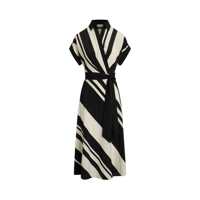 Rochii casual LAUREN RALPH LAUREN DRESS 250963463001 CREAM BLACK Femei