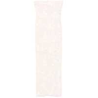 Rochii Pink Off-Shoulder Sleeveless Long Dress With All-Over Floral Embroidey And Rear Single Slit In Tech Fabric Stretch Woman Femei