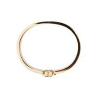 Bratari Tory Burch Dama - Bratari Tory Burch Kira White Bracelet With Logo Plaque Closure In 18K Gold-Plleated Brass Blend Woman WHITE Femei (BM 17602410) - B-mall.ro