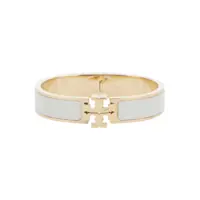 Bratari 'Kira' White Bracelet With Logo Plaque Closure In 18K Gold-Plleated Brass Blend Woman Femei