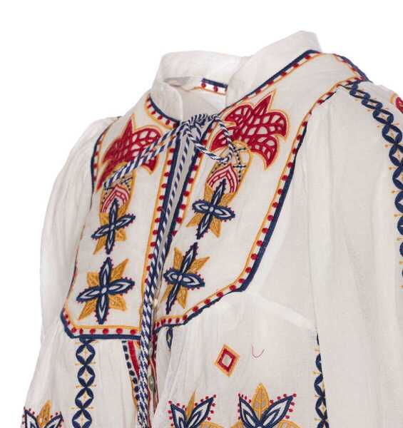 Camasi FARM RIO Farm Rio Shirts WHITE Femei (BM 17602764) 3
