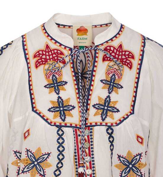 Camasi FARM RIO Farm Rio Shirts WHITE Femei (BM 17602764) 4