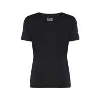 Imbracaminte EA7 Dama - Topuri EA7 Ea7 Emporio Armani Viscose Crew-Neck T-Shirt Black Femei (BM 17602872) - B-mall.ro