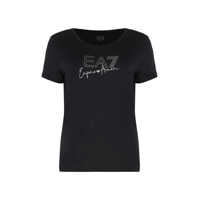 Topuri Ea7 Emporio Armani Viscose Crew-Neck T-Shirt Femei