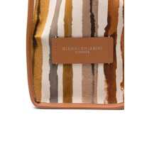 Genti de mana GIANNI CHIARINI Dama - Genti de mana GIANNI CHIARINI Gianni Chiarini Marcella Canvas And Leather Shopping Bag ORANGE Femei (BM 17604123) - B-mall.ro