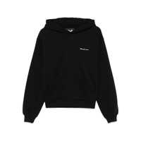 Bluze de trening Black Sweatshirt With Logo Lettering And Front Kangaroo Pocket In Cotton Woman Femei