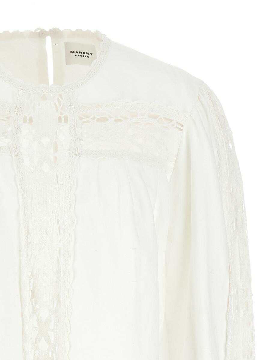 Bluze Isabel Marant Isabel Marant toile Valmira Blouse WHITE Femei (BM 17604987) 3