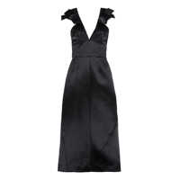 Rochii Jil Sander Satin Midi Dress Femei