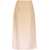 Prada Prada Silk Midi Skirt Beige