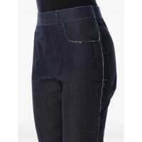 Imbracaminte Marni Dama - Pantaloni casual Marni Black Jeans With Tareped Leg And Raw-Cut Finish In Denim Woman Black Femei (BM 17605893) - B-mall.ro