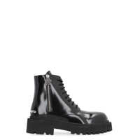 Bocanci Palm Angels Leather Lace-Up Boots Femei