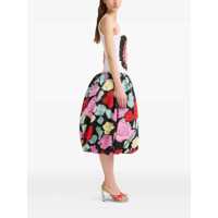 Topuri Marni Dama - Topuri Marni White Sleeveless T-Shier With Round Neck And Maxi Print On The Front In Cotton Woman WHITE Femei (BM 17606175) - B-mall.ro