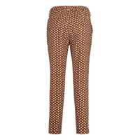 Pantaloni casual PT TORINO Dama - Pantaloni casual PT TORINO Pt Torino New York Printed High-Rise Trousers BROWN Femei (BM 17606325) - B-mall.ro