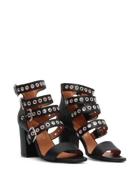 Sandale Via Roma 15 SANDALS WITH 4 STRAPS Black   Femei (BM 17606391) 2