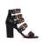 Via Roma 15 SANDALS WITH 4 STRAPS Black  