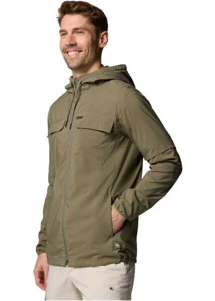 Jachete Columbia Skien Valley Hooded Light Jacket Green Barbati (BM 17606458) 2