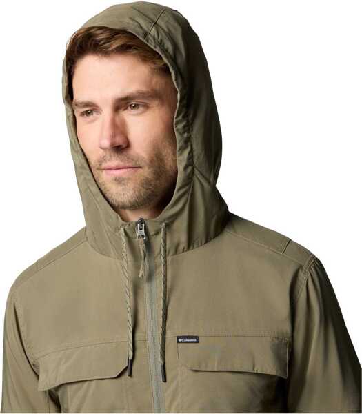 Jachete Columbia Skien Valley Hooded Light Jacket Green Barbati (BM 17606458) 4
