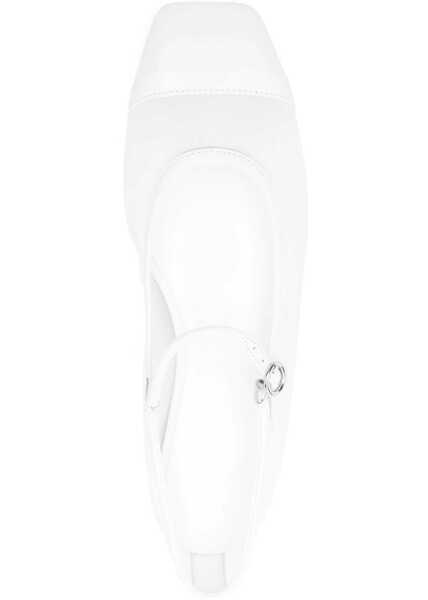 Balerini AEYDE Dancer Uma WHITE Femei (BM 17606506) 4