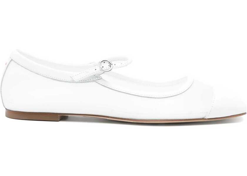 Balerini AEYDE Dancer Uma WHITE Femei (BM 17606506) 1