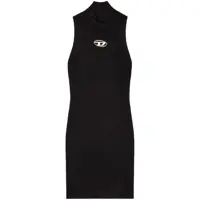 Rochii Diesel Logo Turtleneck Mini Dress Femei