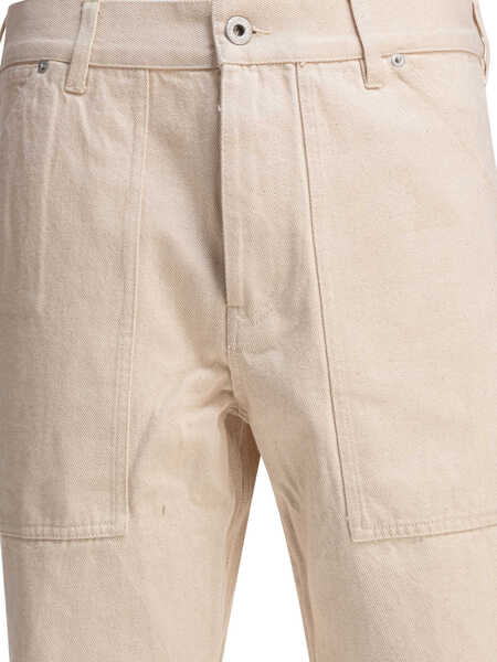 Pantaloni casual Alex Mill Painter denim trousers Beige Barbati (BM 17607672) 3