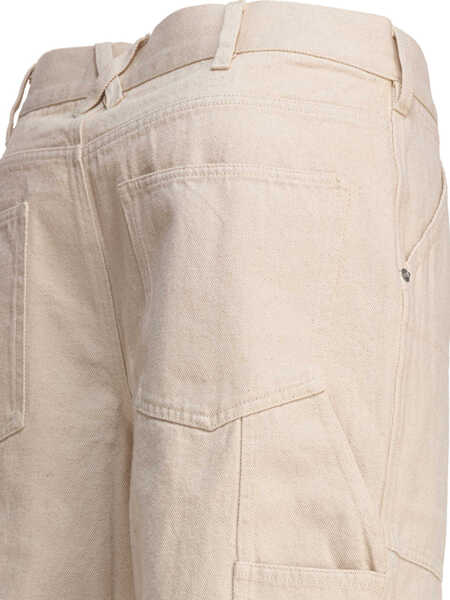 Pantaloni casual Alex Mill Painter denim trousers Beige Barbati (BM 17607672) 4