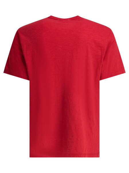 Tricouri Alex Mill Cotton t-shirt Red Barbati (BM 17607702) 2